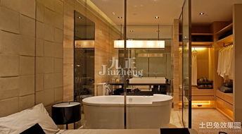 主臥室衛(wèi)生間玻璃隔斷圖片裝修效果圖 第7張 家居圖庫(kù) 九正家居網(wǎng)